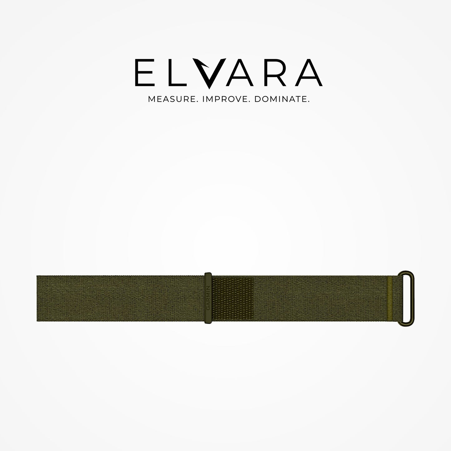 Garmin CIRQA Accessory Band in Dark Olive — genuine Garmin ComfortFit fabric strap