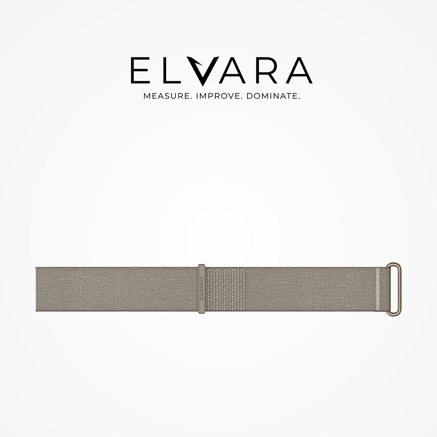 Garmin CIRQA Accessory Band in French Gray — genuine Garmin ComfortFit fabric strap