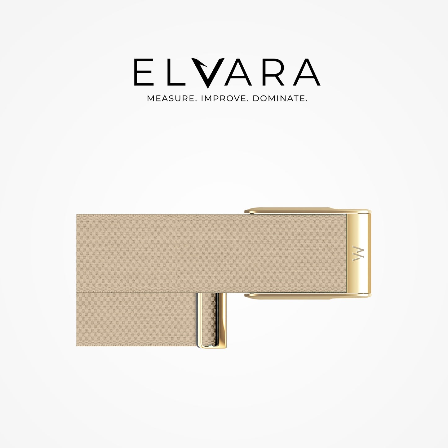 WHOOP MG SuperKnit Luxe Band | Dune With Gold
