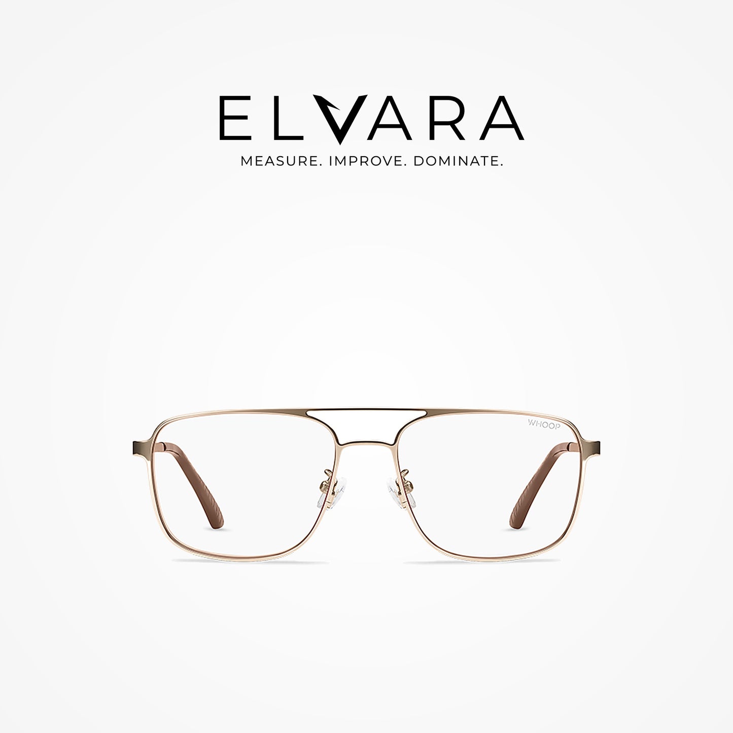 Blue Light Glasses Drift Light Gold With All-Day — ELVARA