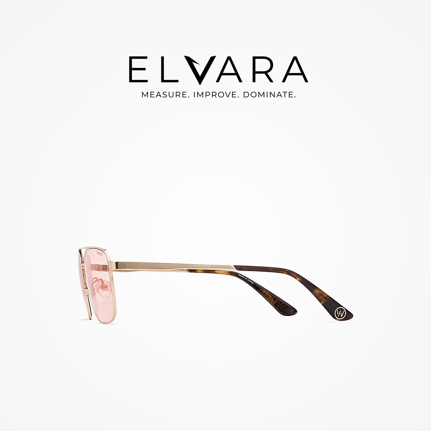 Blue Light Glasses Drift Light Gold With Evening Lenses — ELVARA