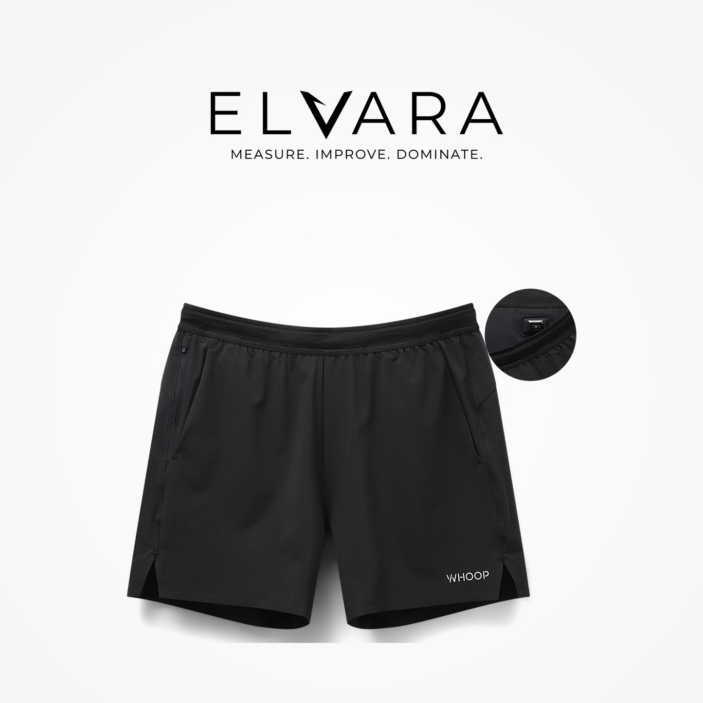 Men's Training Short Black — ELVARA