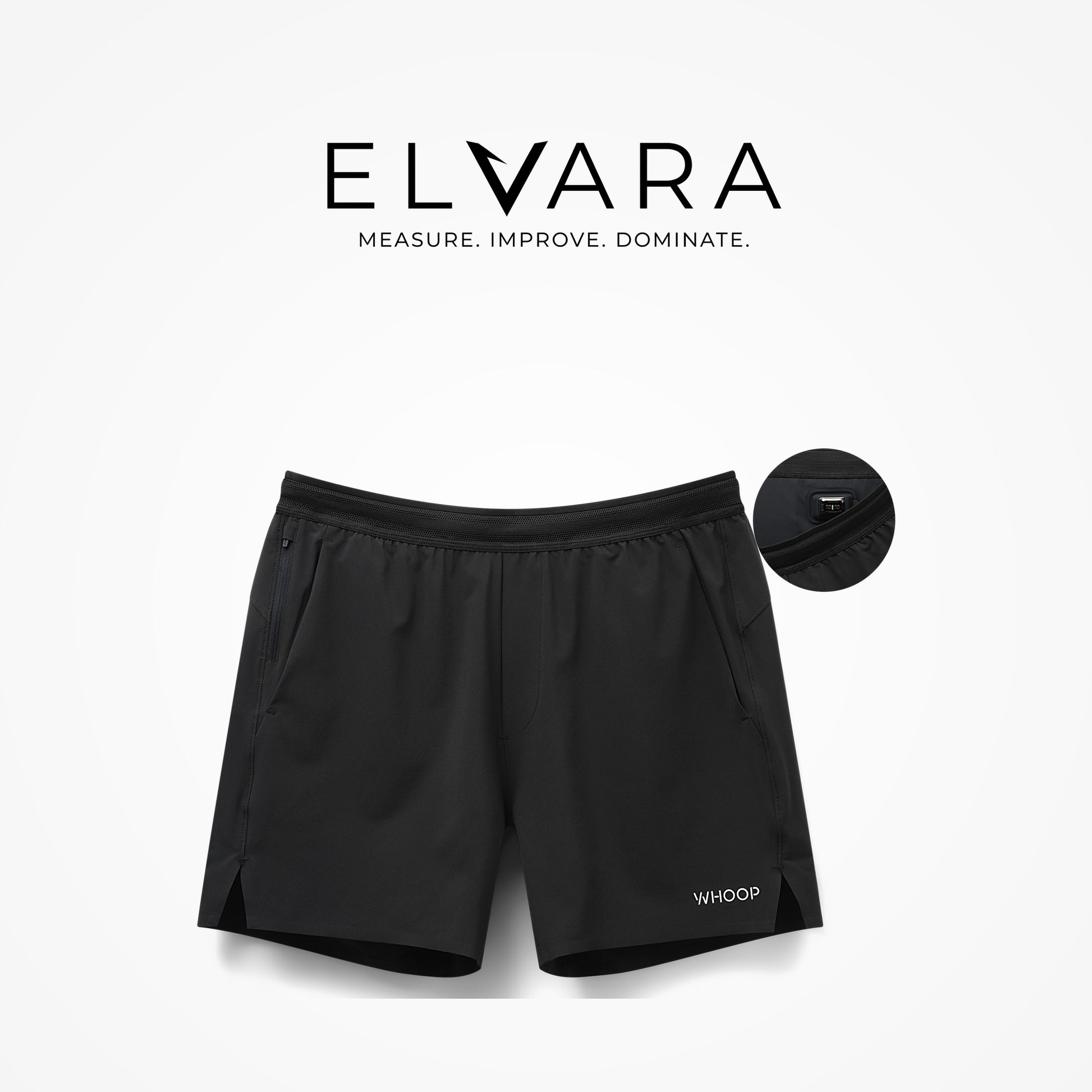 Men's Training Short Black — ELVARA
