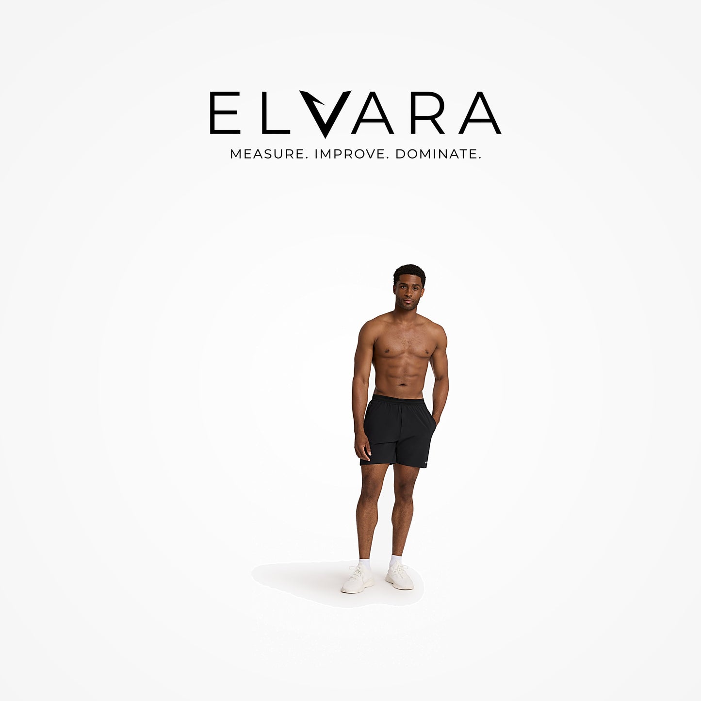 Men's Training Short Black — ELVARA