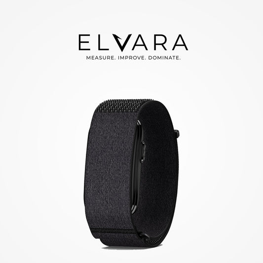 Garmin CIRQA Smart Band in Black — front three-quarter view