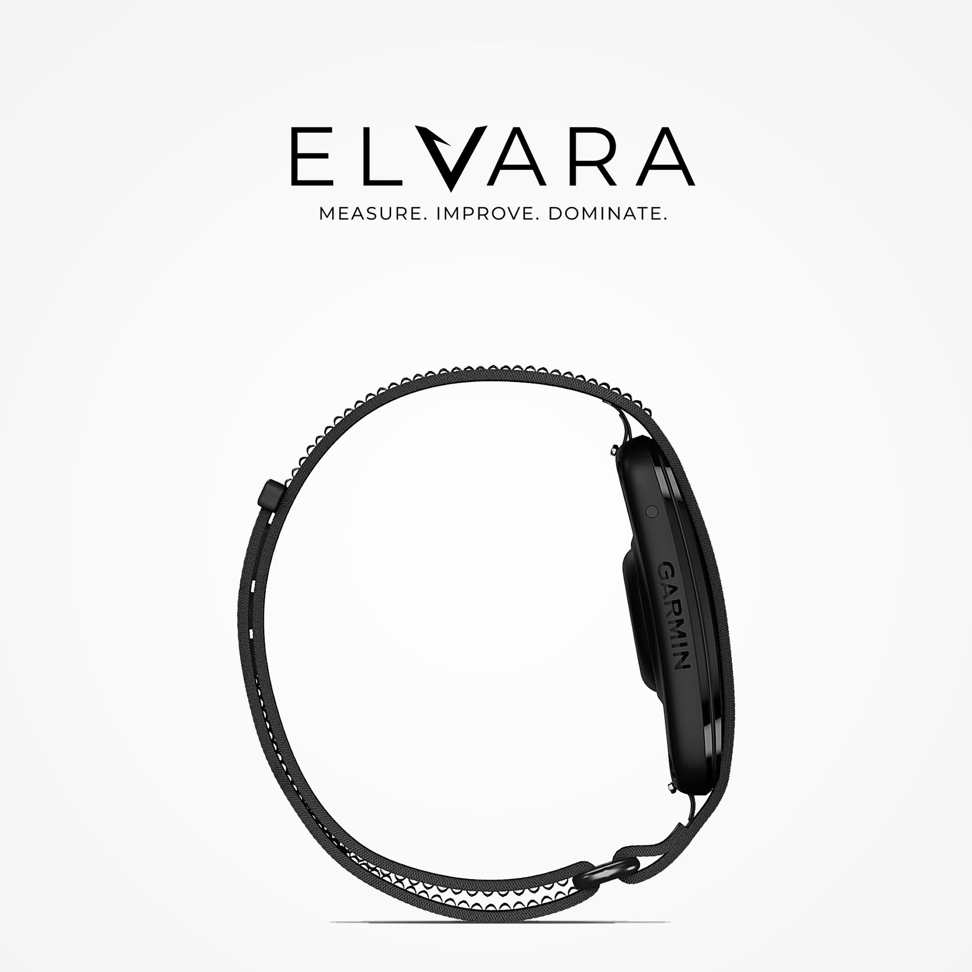 Garmin CIRQA Smart Band in Black — side profile