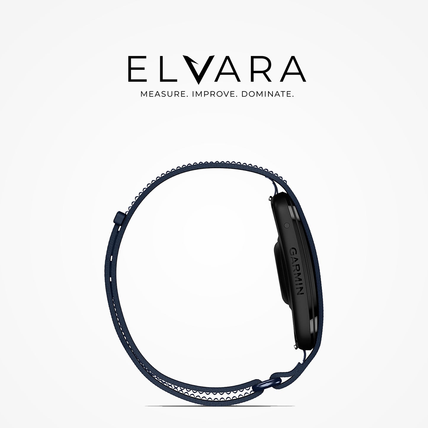 Garmin CIRQA Smart Band in Captain Blue — side profile
