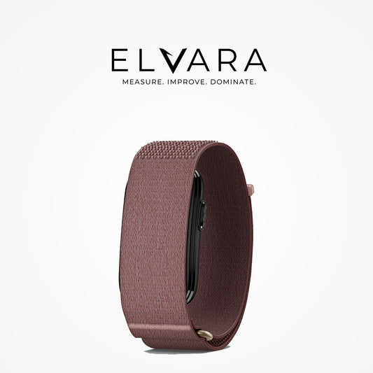 Garmin CIRQA Smart Band in Mauve — front three-quarter view