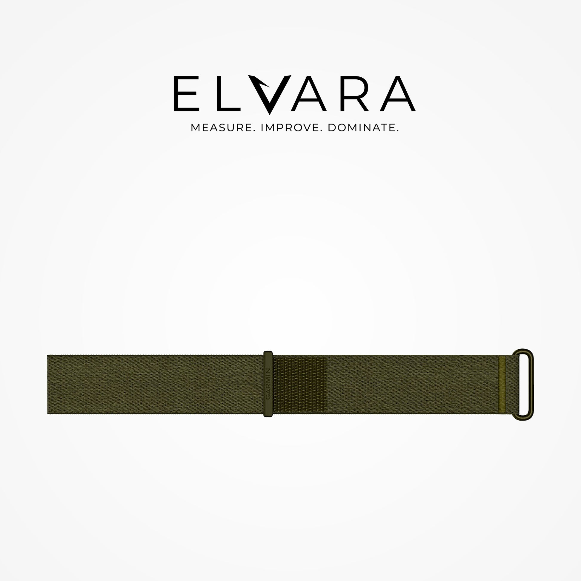 Garmin CIRQA Accessory Band in Dark Olive — genuine Garmin ComfortFit fabric strap