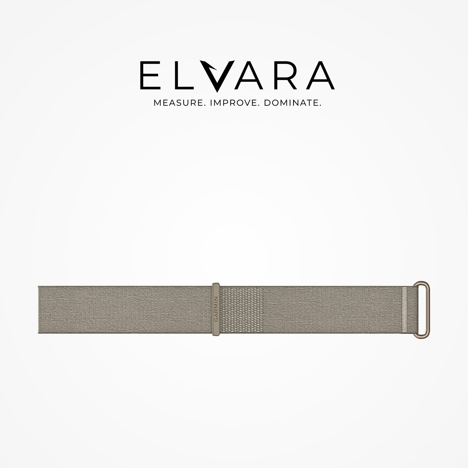 Garmin CIRQA Accessory Band in French Gray — genuine Garmin ComfortFit fabric strap