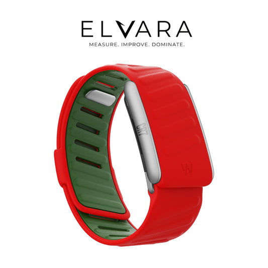ELVARA WHOOP 5.0 SportFlex Band — CR7 Home red and green Portugal colourway