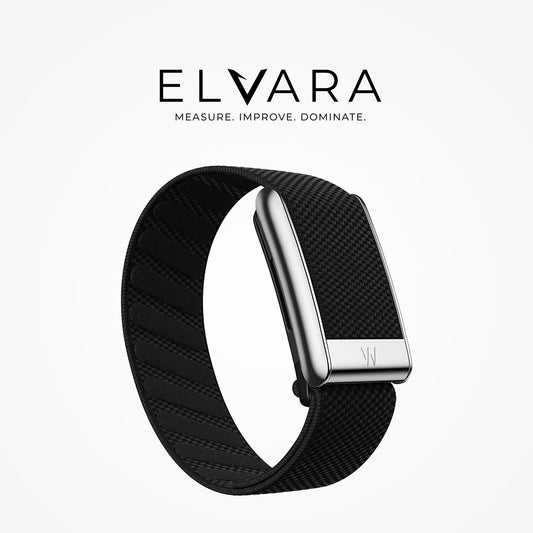 WHOOP 5.0 SuperKnit Luxe Band | Obsidian With Titanium